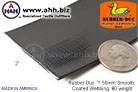 2'' Rubber Duc&trade; brand Rubber Coated Webbing Smooth Glossy 80 weight